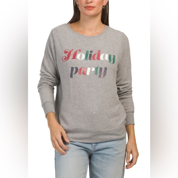 WILDFOX Holiday Party Ho Ho Ho Sweatshirt. Women’s Size Medium. - Picture 1 of 7